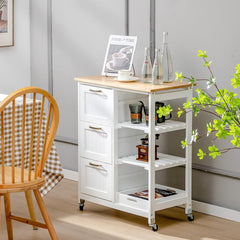 Kitchen Island on Wheels with Storage Tristar Online