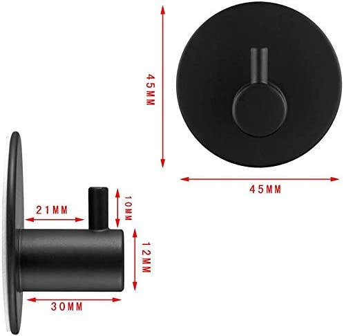 4 Pack Stainless Steel self-Adhesive Wall Hook for Bathroom and Kitchen Tristar Online