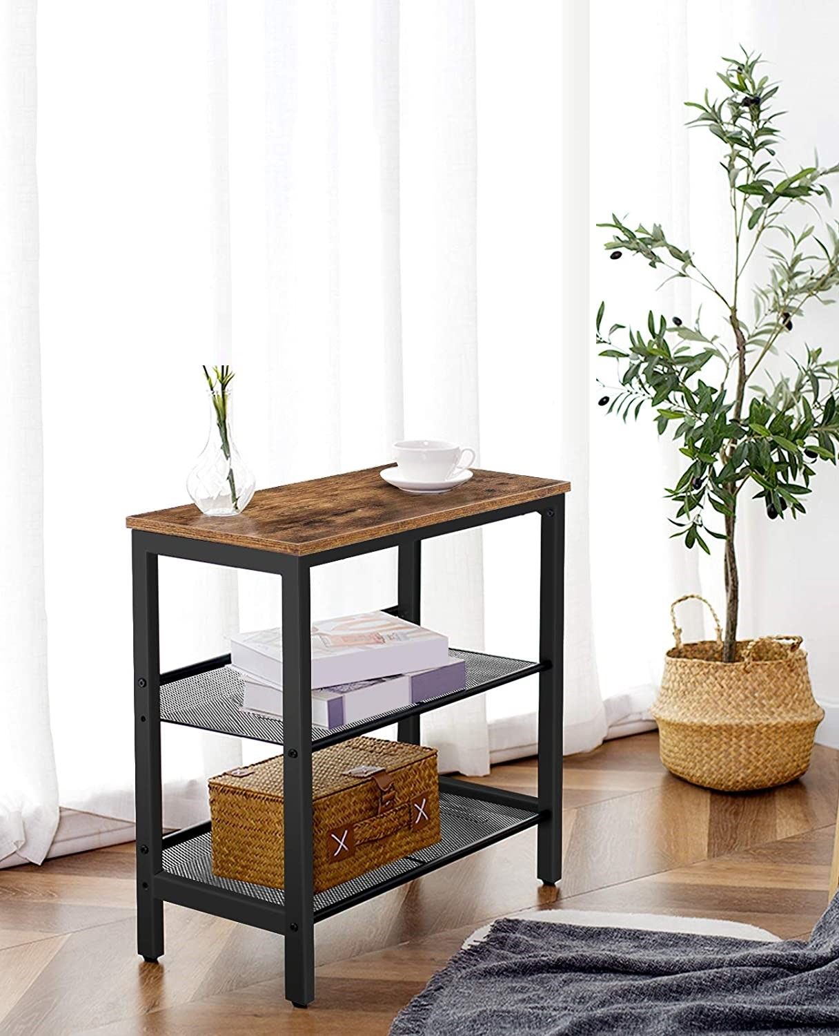 2-Tier Shoe Rack, Industrial Shoe Organizer Storage Bench Tristar Online