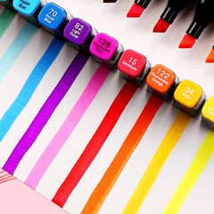 168 Colours Graffiti Pen Permanent Marker Pens Set for Adults and Children Tristar Online