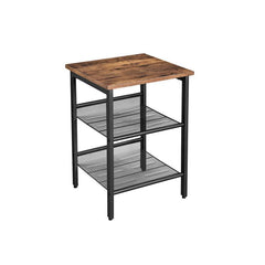 Side Table, 2 Mesh Shelves Tristar Online