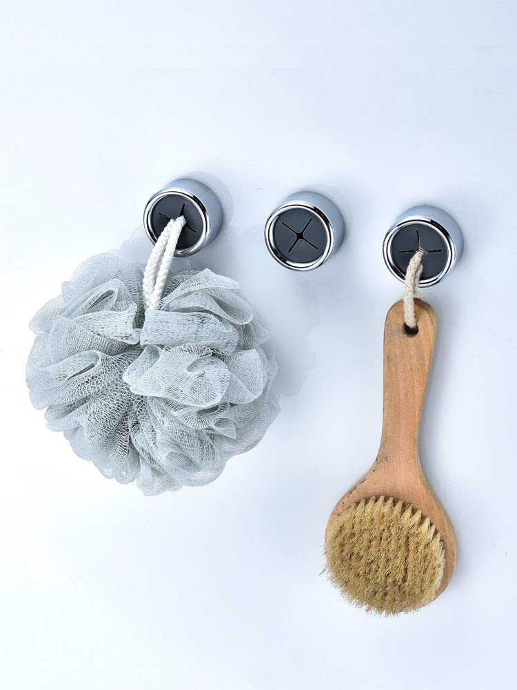 3 Pack Self Adhesive Round Towel Hooks for Kitchen and Bathroom Tristar Online