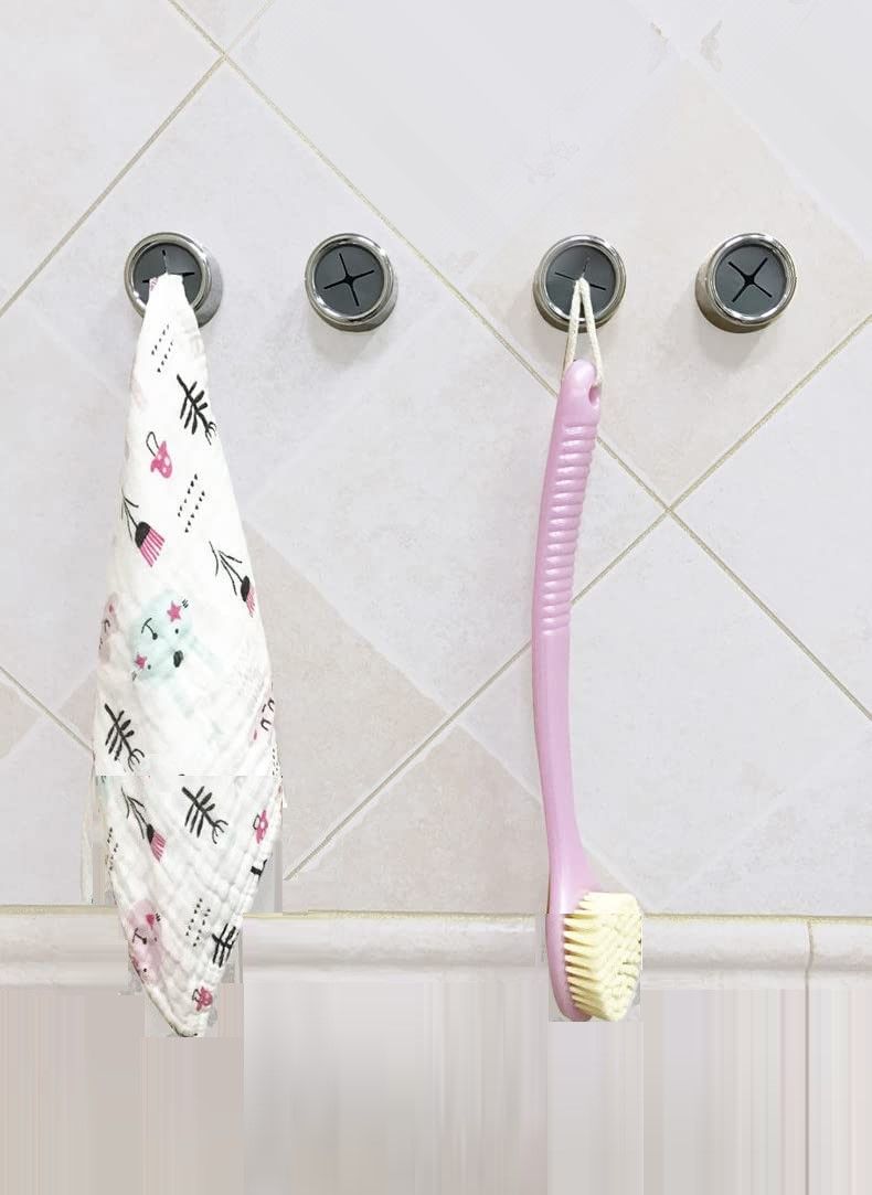 3 Pack Self Adhesive Round Towel Hooks for Kitchen and Bathroom Tristar Online