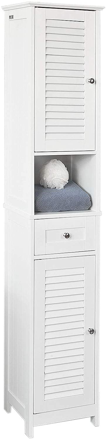 Freestanding Tall Bathroom Cabinet 170x32x30 cm Tristar Online