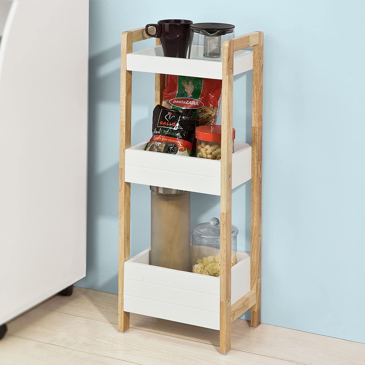 3-Tier White Storage Bathroom Shelf Tristar Online