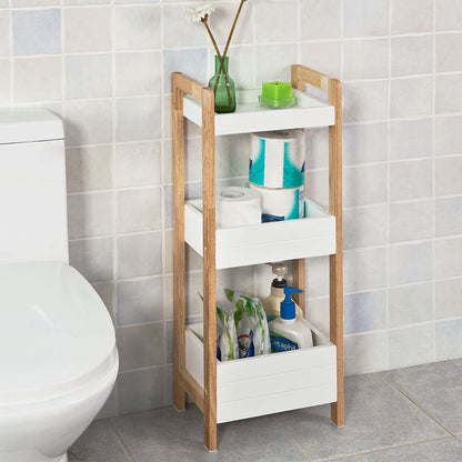 3-Tier White Storage Bathroom Shelf Tristar Online