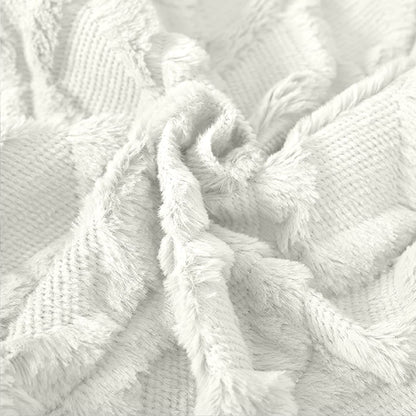 2 Pack Decorative Boho Throw Pillow Covers 45 x 45 cm (White) Tristar Online