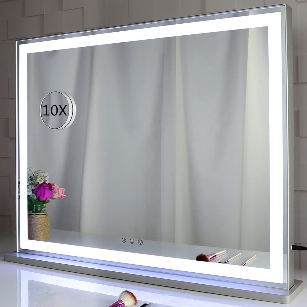 Hollywood LED Makeup Mirror with Smart Touch Control and 3 Colors Dimmable Light (72 x 56 cm) Tristar Online