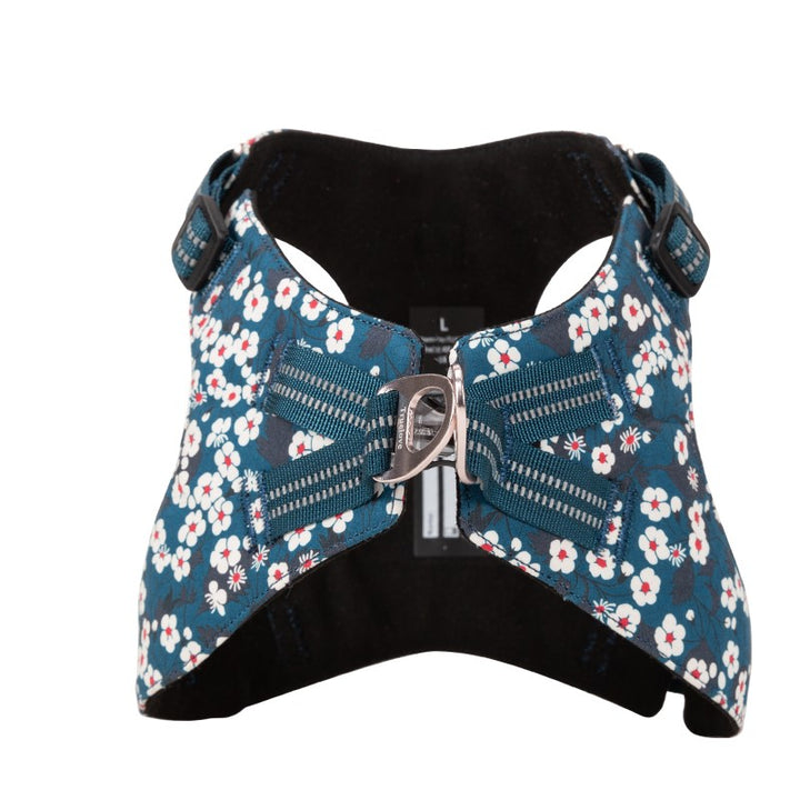 Floral Doggy Harness Saxony Blue L Tristar Online