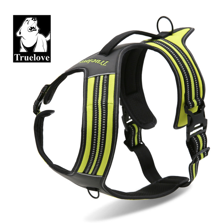 Reflective Heavy Duty Harness Neon Yellow XS Tristar Online