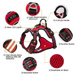 No Pull Harness Red L Tristar Online