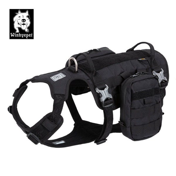 Whinhyepet Military Harness Black L Tristar Online