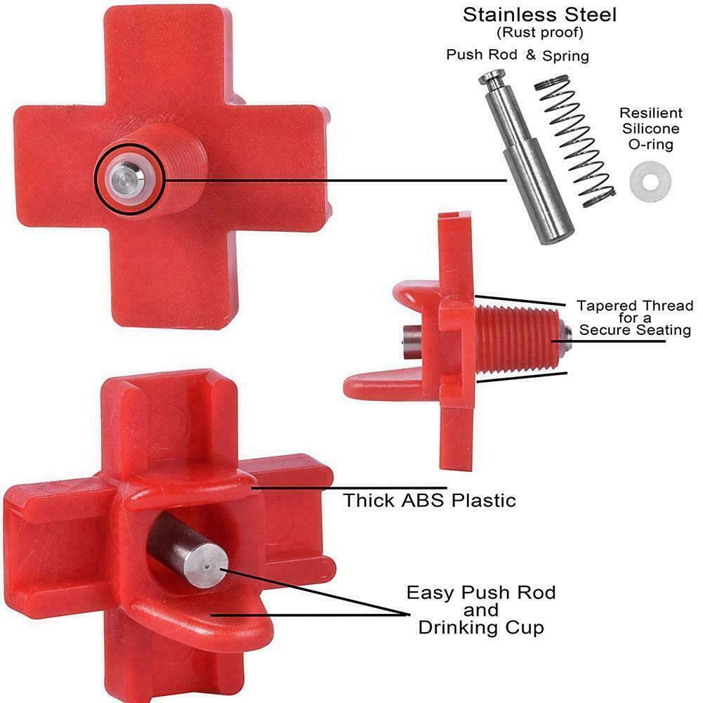Cheeky Chooka Horizontal Poultry Water Nipple 5Pk Tristar Online