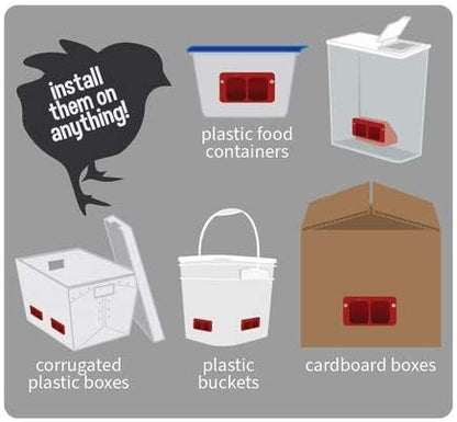 Cheeky Chooka Dual Chick Feeder Port Kit Tristar Online