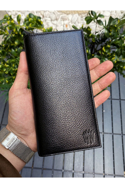 Leather Phone Wallet - Black Tristar Online
