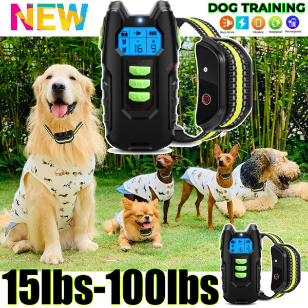 Electric Pet Dog Training Anti Bark Collar Sound Vibrate Auto  Rechargeable NEW Tristar Online