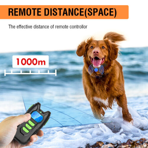 Electric Pet Dog Training Anti Bark Collar Sound Vibrate Auto  Rechargeable NEW Tristar Online