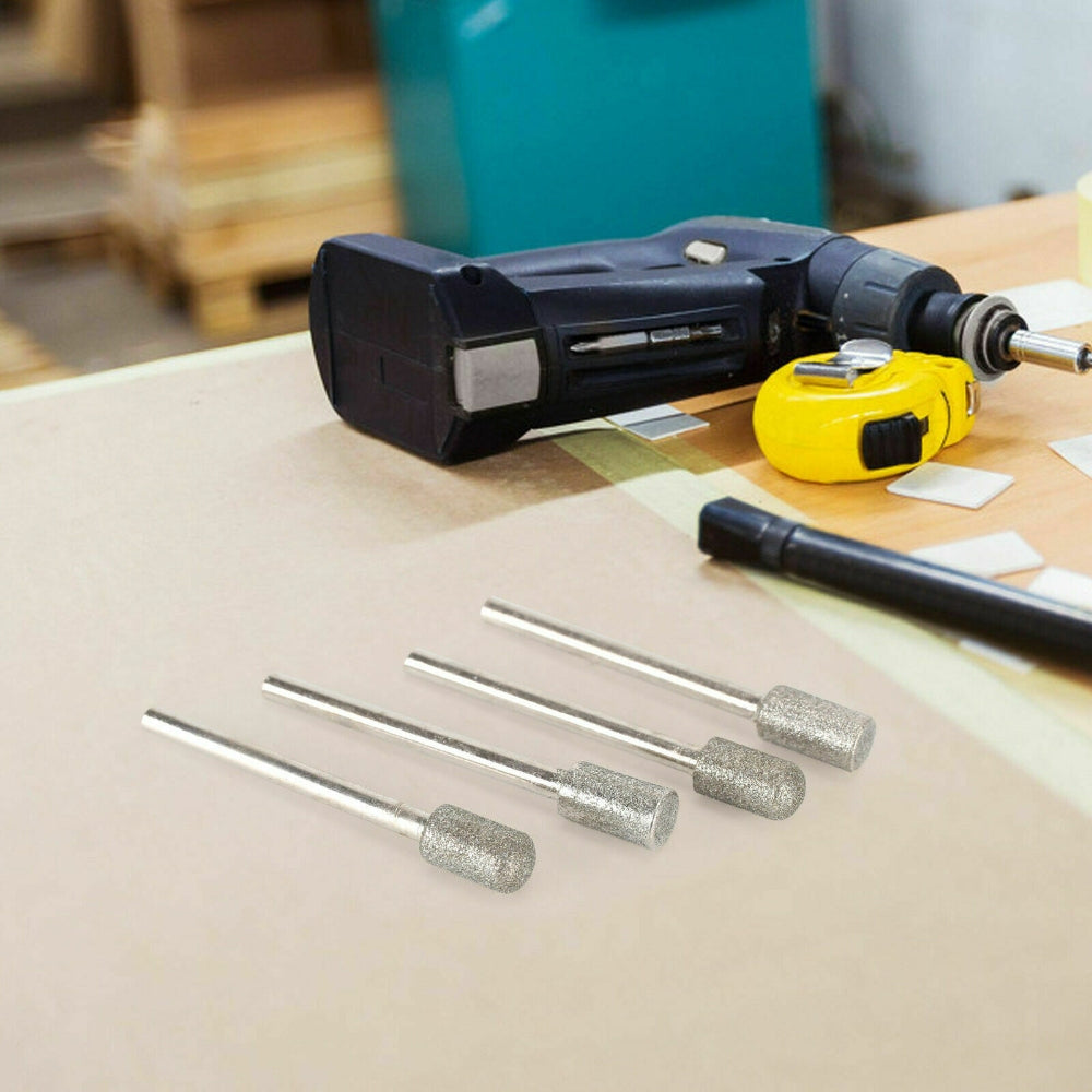 20pcs Diamond Grinding Heads Mini Drill Burrs Bit Set 3mm Shank for Rotary Tool Tristar Online