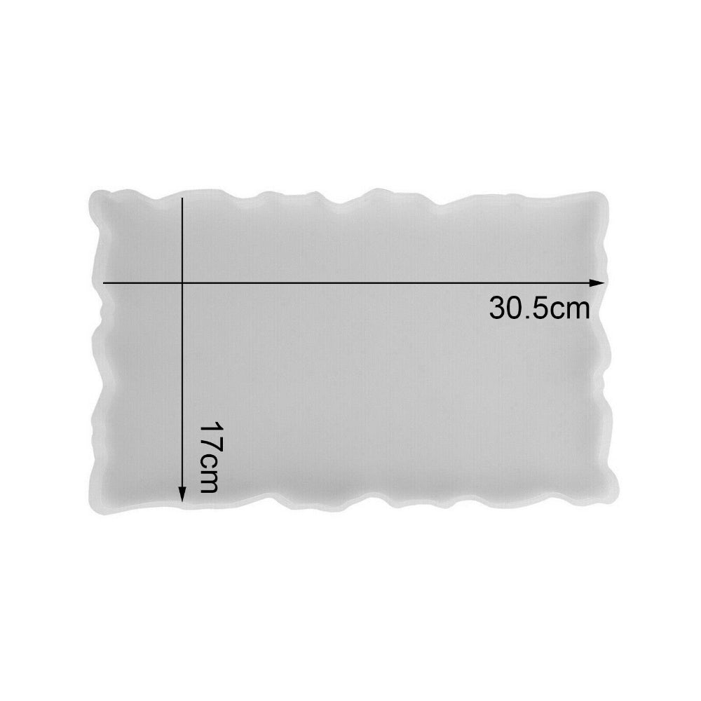 Large Safe Silicone Tray Mould Artist Mold Irregular Coaster Resin Craft Art DIY Tristar Online