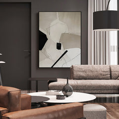 40cmx60cm Modern Abstract 2 Sets Black Frame Canvas Wall Art Tristar Online