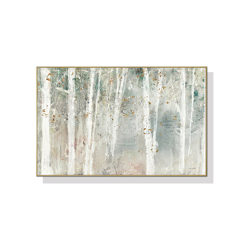 50cmx70cm Forest hang painting style Gold Frame Canvas Wall Art Tristar Online