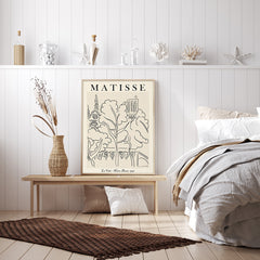 60cmx90cm Line Art By Henri Matisse Wood Frame Canvas Wall Art Tristar Online