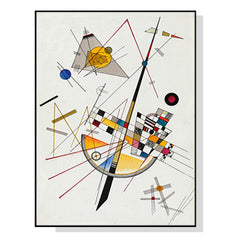 50cmx70cm Delicate Tension By Wassily Kandinsky Black Frame Canvas Wall Art Tristar Online