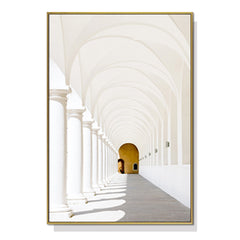 60cmx90cm Long Corridor Style A Gold Frame Canvas Wall Art Tristar Online