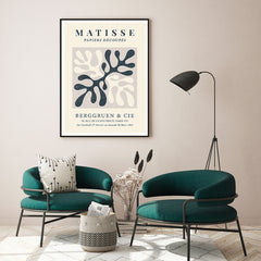 60cmx90cm Henri Matisse Black Frame Canvas Wall Art Tristar Online