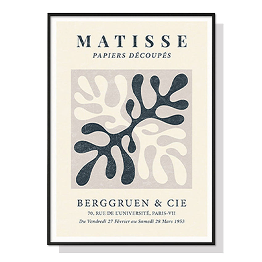70cmx100cm Henri Matisse Black Frame Canvas Wall Art Tristar Online