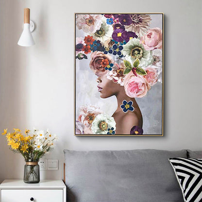 50cmx70cm Foolish in Love II Gold Frame Canvas Wall Art Tristar Online