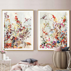 50cmx70cm Coming Spring 2 Sets Gold Frame Canvas Wall Art Tristar Online