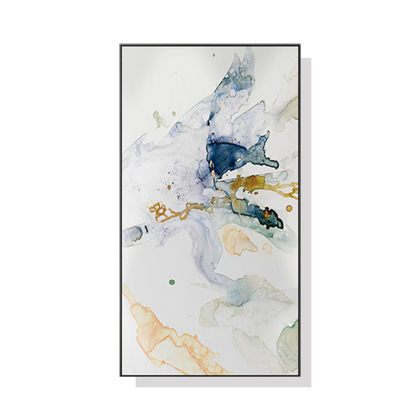 60cmx120cm Abstract Watercolour Style Black Frame Canvas Wall Art Tristar Online