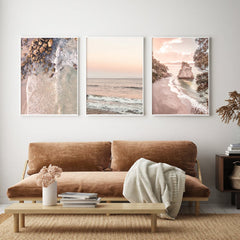 50cmx70cm Amazing Newzealand 3 Sets White Frame Canvas Wall Art Tristar Online