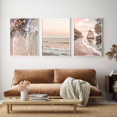 60cmx90cm Amazing Newzealand 3 Sets White Frame Canvas Wall Art Tristar Online
