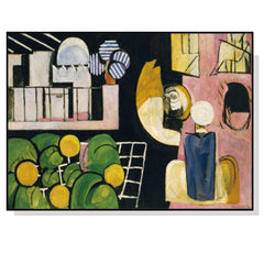 70cmx100cm Moroccans By Henri Matisse Black Frame Canvas Wall Art Tristar Online