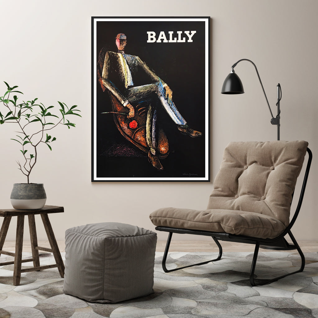 60cmx90cm Bally Man & Woman 2 Sets Black Frame Canvas Wall Art Tristar Online