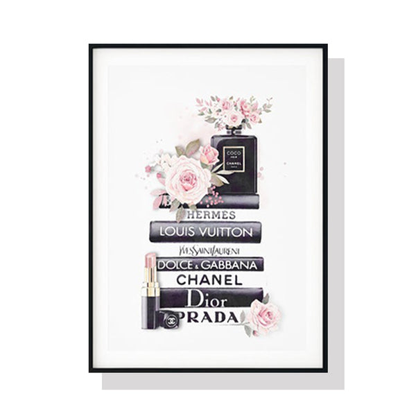 50cmx70cm Fashion Book Black Frame Canvas Wall Art Tristar Online