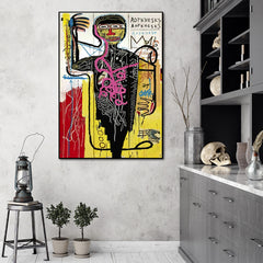 60cmx90cm Versus Medici Black Frame Canvas Wall Art Tristar Online