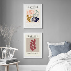 Wall Art 70cmx100cm Matisse 2 Sets White Frame Canvas Tristar Online