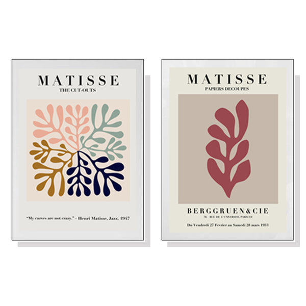 40cmx60cm Matisse 2 Sets White Frame Canvas Wall Art Tristar Online