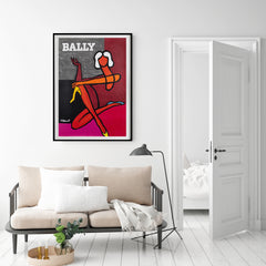 Wall Art 40cmx60cm Fashion Woman Black Frame Canvas Tristar Online