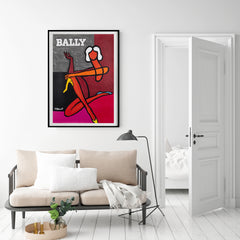 Wall Art 90cmx135cm Fashion Woman Black Frame Canvas Tristar Online