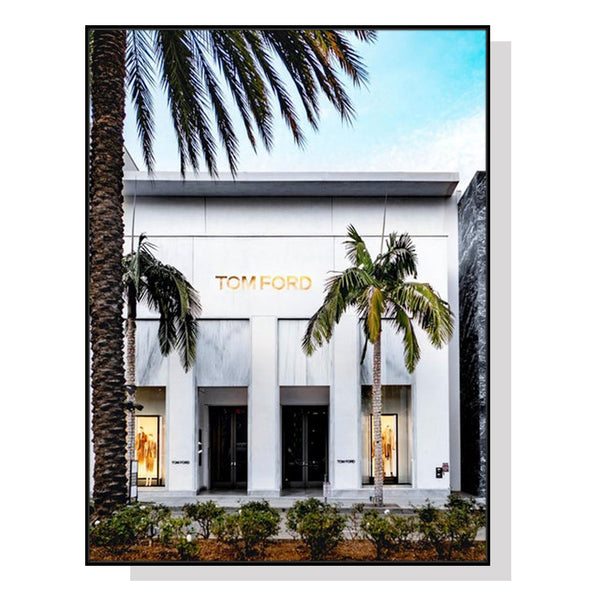 70cmx100cm Fashion Store Black Frame Canvas Wall Art Tristar Online