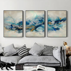 40cmx60cm The Universal 3 Sets Black Frame Canvas Wall Art Tristar Online