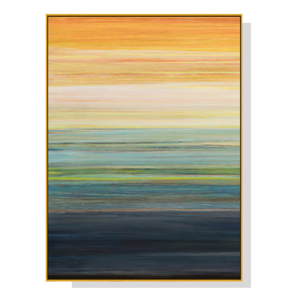 70cmx100cm The Magic Hour I Gold Frame Canvas Wall Art Tristar Online