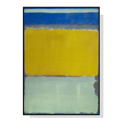 50cmx70cm Blue Yellow Green By Mark Rothko Black Frame Canvas Wall Art Tristar Online