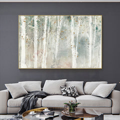 80cmx120cm Forest hang painting style Gold Frame Canvas Wall Art Tristar Online