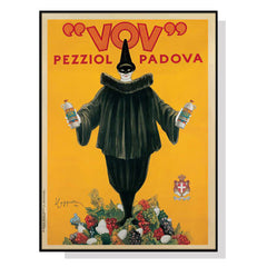 50cmx70cm Pezziol Padova Black Frame Canvas Wall Art Tristar Online