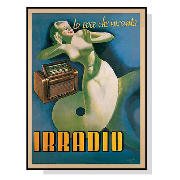 60cmx90cm Irradio Cinzano Black Frame Canvas Wall Art Tristar Online